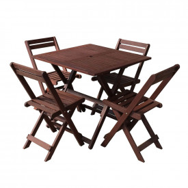 Set de gradina Tirora Muhler, lemn Meranti, 5 bucati 1005309