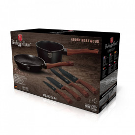 Set oale si tigai (6 piese) Ebony Rosewood Collection BerlingerHaus BH 7185