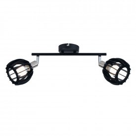 Spot 2 Pin Negru, E14, 2 max 40W 1003897