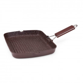 Tigaie grill Muhler Mia MR-3419M 34x24cm, ciocolatie 1004666