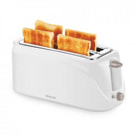 Toaster de pâine Muhler TX402P cu 4 felii, alb 1006618