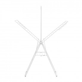 Uscător de rufe Brabantia Hangon, 25m, tijă suplimentară, Fresh White 1004170