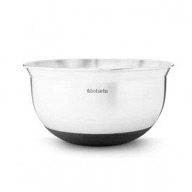 Bol de amestecat Brabantia Profile 1L, Oțel Mat / Negru 646896