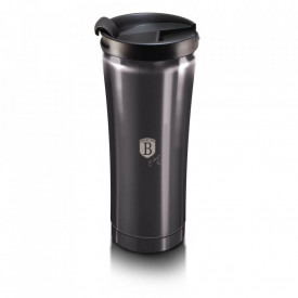 Cana termos pentru cafea Metallic Line Carbon Pro Edition BerlingerHaus BH 6405