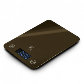 Cantar digital de bucatarie Metallic Line Shiny Black Edition BerlingerHaus BH 9363