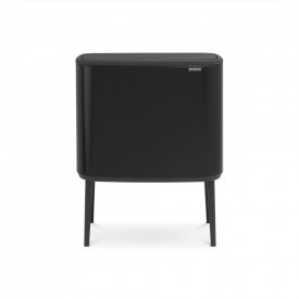 Coș de gunoi Brabantia Bo Touch 36L, negru mat 651106