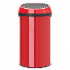 Coș de gunoi Brabantia Touch Bin 60L, Roșu Pasiune 647250