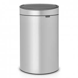 Coș de gunoi Brabantia Touch Bin New 40L, Gri metalic 649731