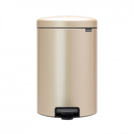 Coș de gunoi cu pedală Brabantia NewIcon 20L, Champagne 1003205