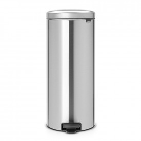 Coș de gunoi cu pedală Brabantia NewIcon 30L, oțel mat 649056