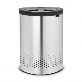 Coș de rufe Brabantia Selector 55L, Matt Steel 90300244