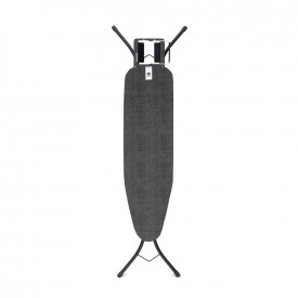 Masa de calcat Brabantia A 110x30cm cu suport de fier, Denim Black 1003324