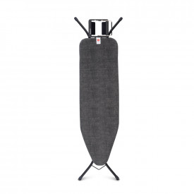 Masa de calcat Brabantia B 124x38cm cu suport de fier, Denim Black 1003335