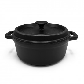 Oală cu capac Muhler Tika MR-2048CI 20x10cm, 2L, fontă 1004989