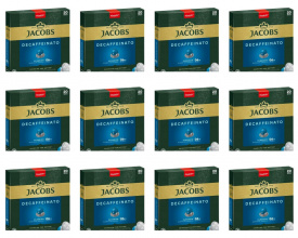 Pachet 12 x CAPSULE CAFEA JACOBS LUNGO FARA COFEINA -ALUMINIUM (20 CAPSULE) 104G