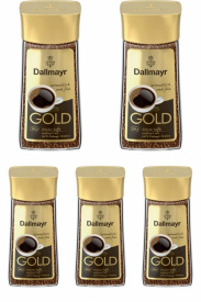 Pachet 5 x Cafea solubila Dallmayr Gold 200 g