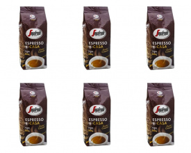 Pachet 6 x Cafea Boabe Segafredo Espresso Casa Crema 1 kg