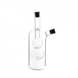 Recipient 2 în 1 pentru oțet și ulei/ Oliviera, dop gri Luigi Ferrero FR-6051 1004799