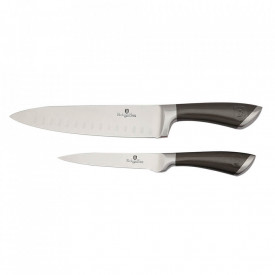 Set 2 cutite otel inoxidabil Carbon Metallic Collection Berlinger Haus BH 2140