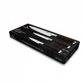 Set cutite (3 piese) Shine Basalt Collection BerlingerHaus BH 2486