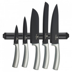 Set cutite otel inoxidabil (6 piese) Black Royal Collection Berlinger Haus BH 2396