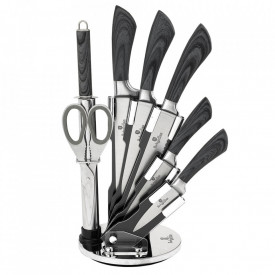 Set cutite otel inoxidabil (8 piese) Forest Dark Gray Line Berlinger Haus BH 2292
