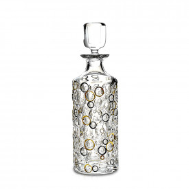 Sticla Bohemia 1845 Lisboa Gold and Black Circles 750ml 1005778