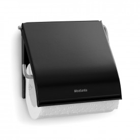 Suport hârtie igienică Brabantia Classic Black Matt 90300277