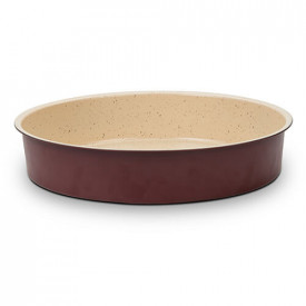 Tava pentru copt rotunda 36 cm cu invelis antiaderent Terrestrial NAVA NV 103 054