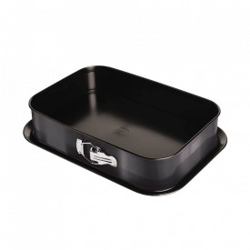 Tava pentru cuptor dreptunghiulara cu pereti detasabili Metallic Line Carbon Pro Edition BerlingerHaus BH 1825