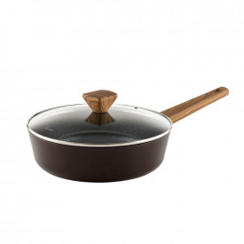 Tigaie adâncă cu capac Luigi Ferrero BRUGGE FR-2674WH NOU 26x7,4cm, 1,9L 1007018