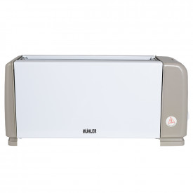 Toaster de pâine pentru 4 felii Muhler MT-1244, buton alb, gri 1002944
