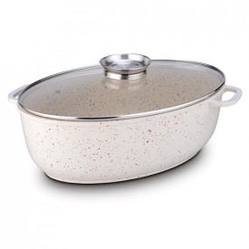 Vas multifunctional pentru cuptor 38 cm cu invelis ceramic antiaderent Terrestrial NAVA NV 128 112