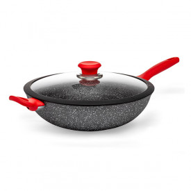 Wok cu capac Luigi Ferrero Atlanta FR-3290M 32x9cm, 4.6L 107320