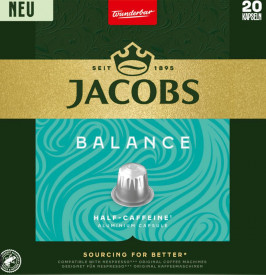 CAPSULE CAFEA JACOBS BALANCE ALUMINIUM ( 20 CAPSULE) 104G