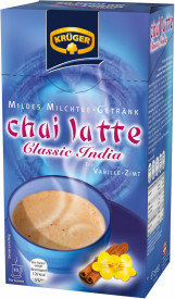 Chai Latte Kruger classic india vanille-scortisoara 10 x 25 g