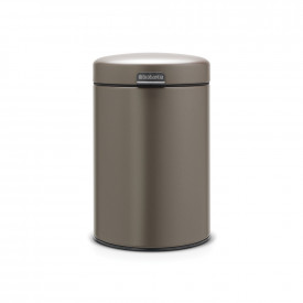 Coș de gunoi Brabantia NewIcon 3L, Platinum, montare pe perete 649736