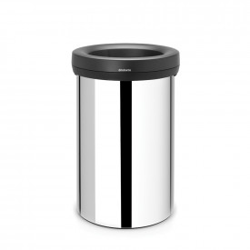 Coș de gunoi Brabantia Open Top 60L, Brilliant Steel 1003241