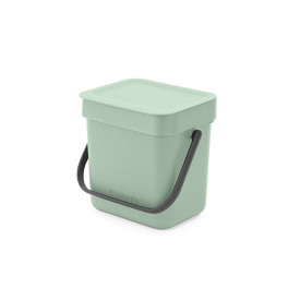 Coș de gunoi Brabantia Sort&Go 3L pentru colectare separată, Jade Green 1005520