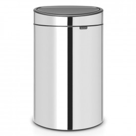 Coș de gunoi Brabantia Touch Bin New 40L, Brilliant Steel 650531