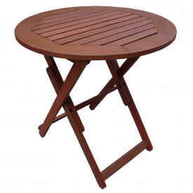 Masa rotunda Muhler, lemn Meranti, 70x74cm 1001761