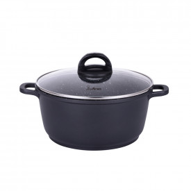 Oală cu capac Luigi Ferrero Hanna FR-205M 20x8.5cm, 2.3L, aluminiu turnat 1006892