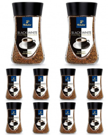 Pachet 10 x TCHIBO BLACK N WHITE INSTANT 200 g