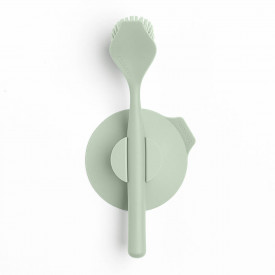 Perie de vase Brabantia SinkSide Jade Green, cu suport 1005610