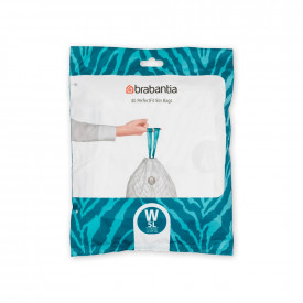 Sac de gunoi Brabantia PerfectFit NewIcon N Mărimea W, 5L, Pachet 60 1005489