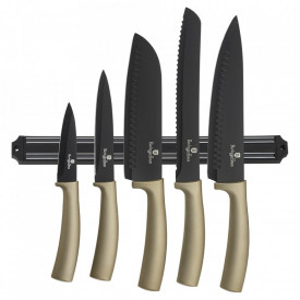 Set cutite otel inoxidabil (6 piese) Carbon Metallic Line Berlinger Haus BH 2398