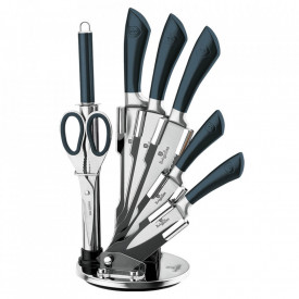 Set cutite otel inoxidabil (8 piese) Aquamarine Metalic Line Berlinger Haus BH 2415