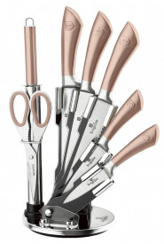 Set cutite otel inoxidabil (8 piese) Rose Gold (Cupru) Berlinger Haus BH 2374