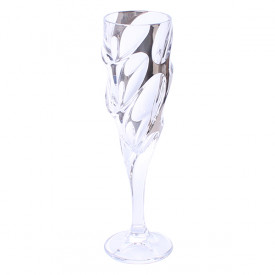 Set pahare de șampanie Calypso Platinum, 6 buc., 180 ml 650449