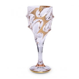 Set pahare pentru vin Calypso Golden Ice, 6 buc., 320 ml 1000280